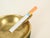 Gold Mid-Century Italian Brass and Green Suede Ashtray, 1950s For Sale - Image 8 of 12