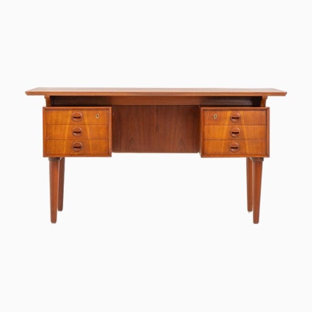 Large Writing Desk in Wood For Sale - Image 12 of 12