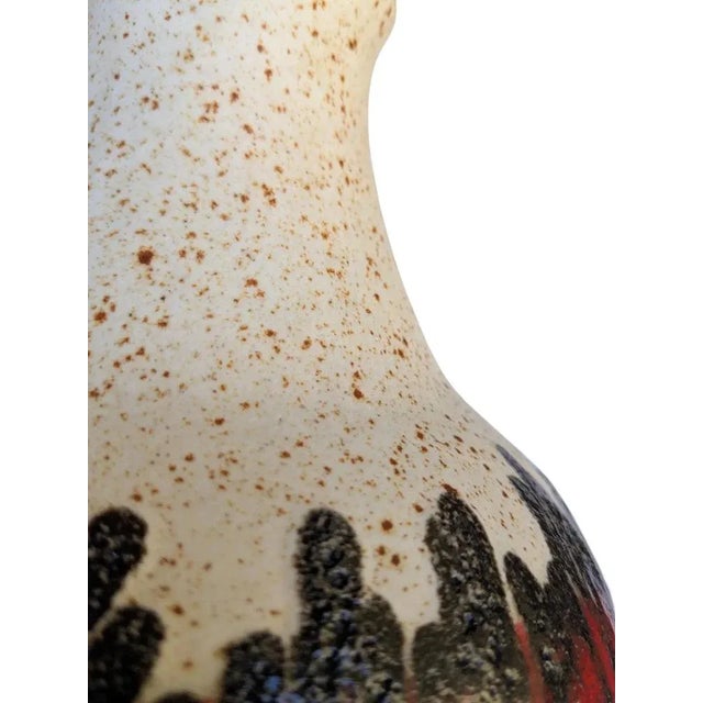 Mid-Century Modern Vintage Bay Fat Lava Pitcher from Bay Keramik, 1960s For Sale - Image 3 of 8