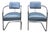 Mid 20th Century Art Deco Cantilever Chairs Newly Reupholstered - Pair For Sale