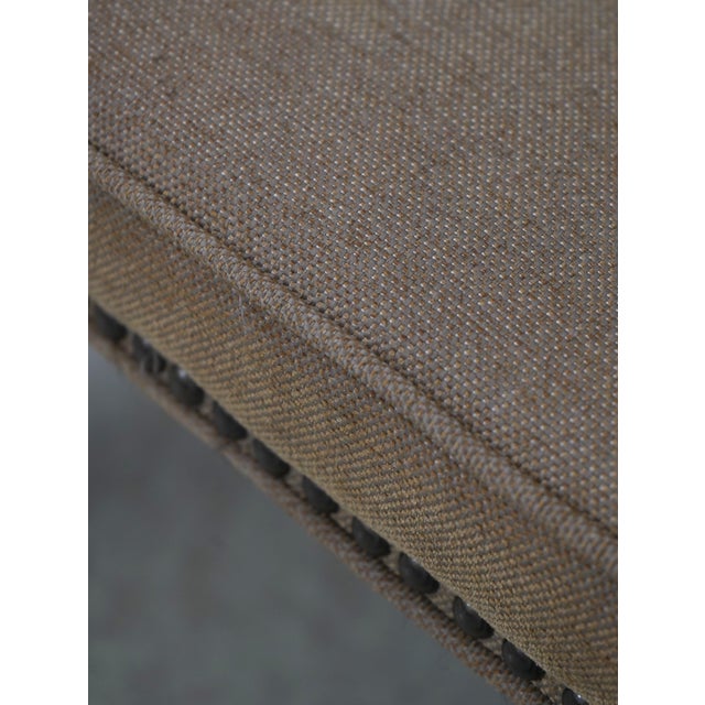 1990s Pair Safavieh Modern X Form Upholstered Bench Stools For Sale - Image 5 of 16