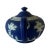 Early 20th Century Antique Cobalt Blue Jasperware Wedgwood Teapot With Kintsugi Repair For Sale - Image 5 of 11