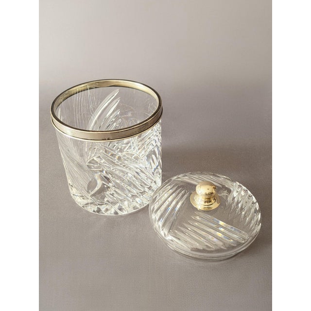 Crystal and 800 Silver Lidded Box by Mario Cioni, Florence, 1960s For Sale - Image 12 of 18