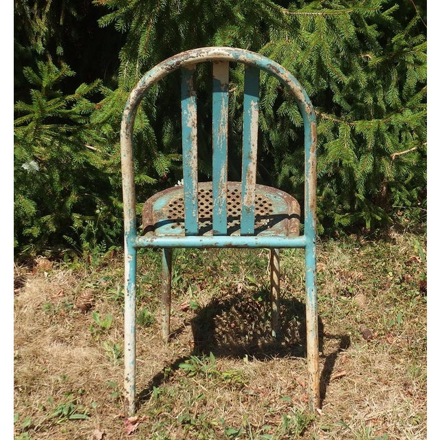 Iron Chair by Robert Mallet-Stevens for Tubor, 1920s For Sale - Image 6 of 11