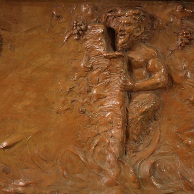 French Terracotta Bas-Relief, 1920 For Sale - Image 12 of 16