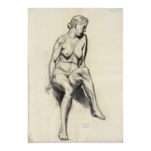 1930s Nude Figure Study