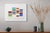 Abstract Contemporary Abstract Acrylic on Montval Paper "Sequencing 15" by Martina Nehrling For Sale - Image 3 of 5
