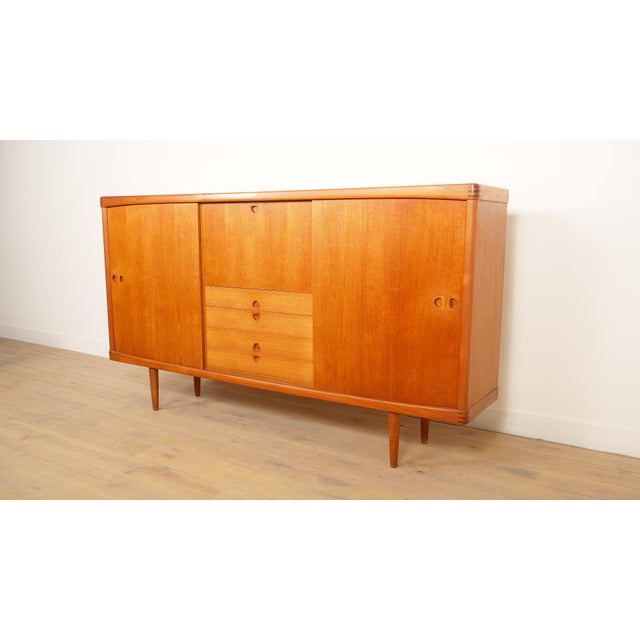Vintage Highboard in Teak by H.W. Klein for Bramin For Sale - Image 4 of 14