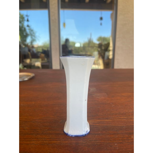 1970s Delft Blue Sailing Boat Dutch Bud Vase For Sale In Santa Fe - Image 6 of 7