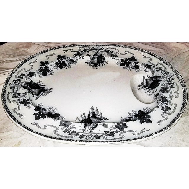 Ceramic Antique Wedgwood Tureen and Serving Platter- 2 Pieces For Sale - Image 7 of 12