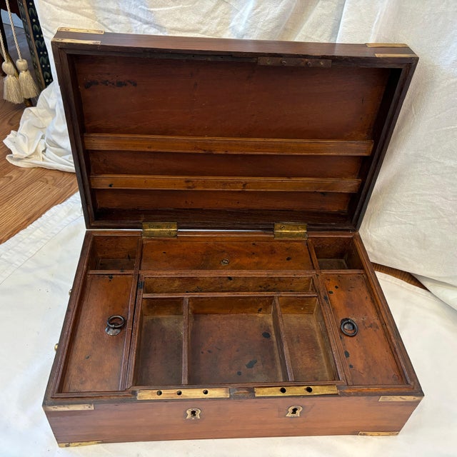 19th Century Anglo - Indian Campaign Box For Sale In West Palm - Image 6 of 12