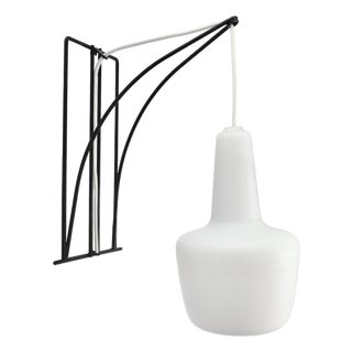 Modernist Wall Sconce Wire Metal Glass 1970s For Sale