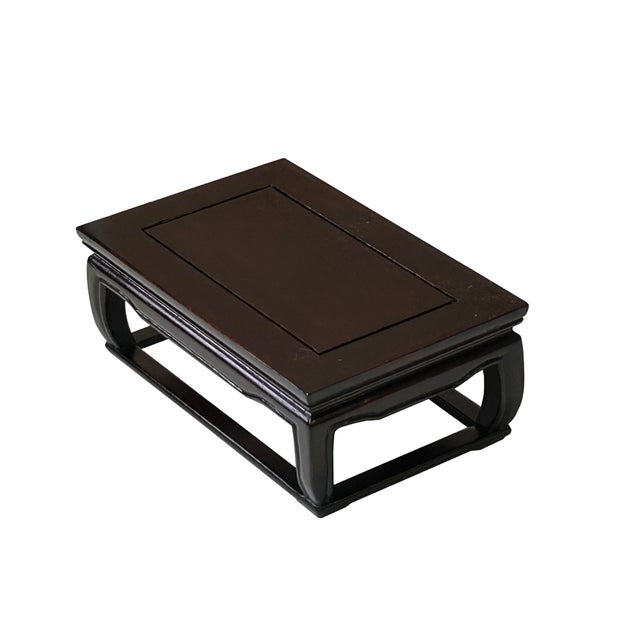 Add a touch of timeless elegance to your home decor with this classic mahogany brown display stand. The simple, clean...