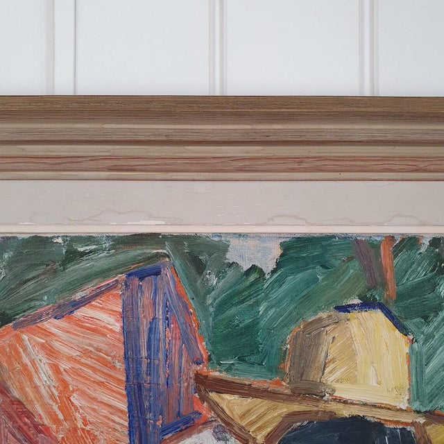 Edward Nordin, Expressionst Woman Portrait, 1948, Oil on Canvas For Sale - Image 17 of 18