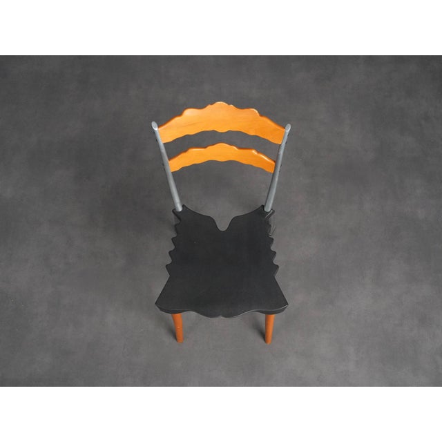 Black Sedlak Dining Chairs by Bořek Šípek for Vitra, Switzerland, 1992, Set of 3 For Sale - Image 8 of 13