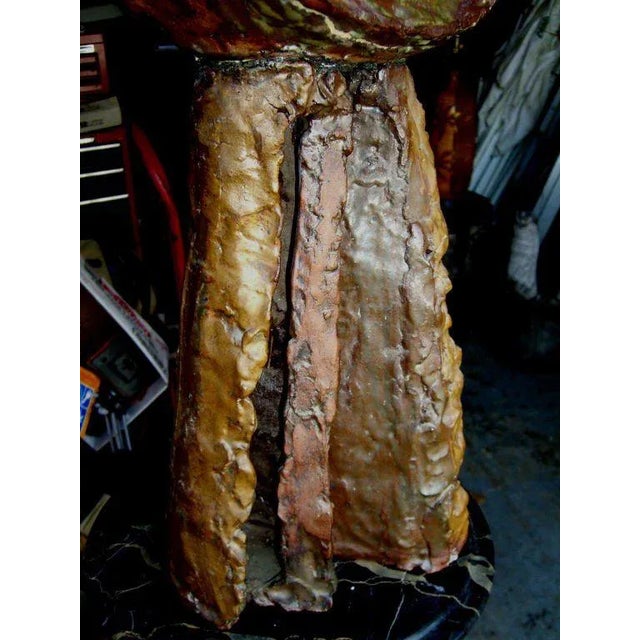 1970s Large Terracotta Sculpture by Noted East Hampton Artist Phyllis Hammond For Sale - Image 5 of 9