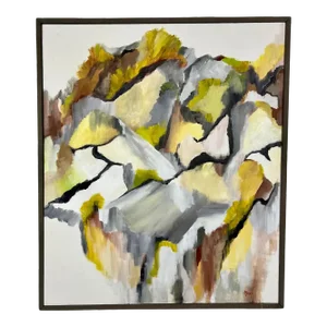 1970's Abstract Painting by Carol Moss Wilson