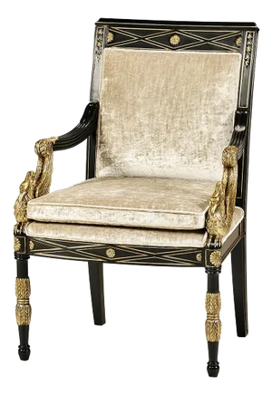 Contemporary French Empire Style Armchair