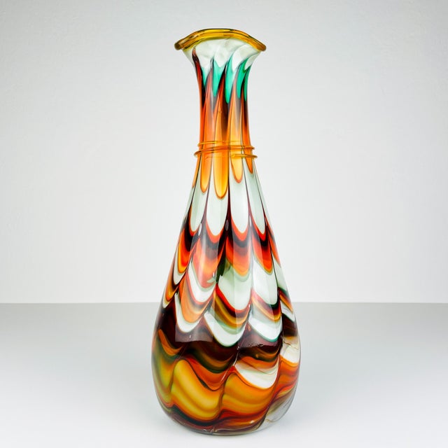 Vintage Italian Murano Vase, 1970s For Sale - Image 11 of 13