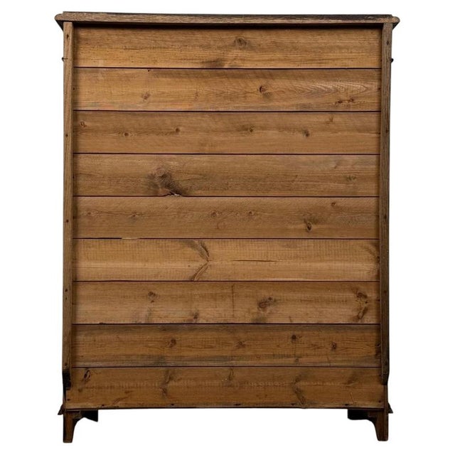 Brown Antique 19th Century Carved Oak Display Cabinet For Sale - Image 8 of 11