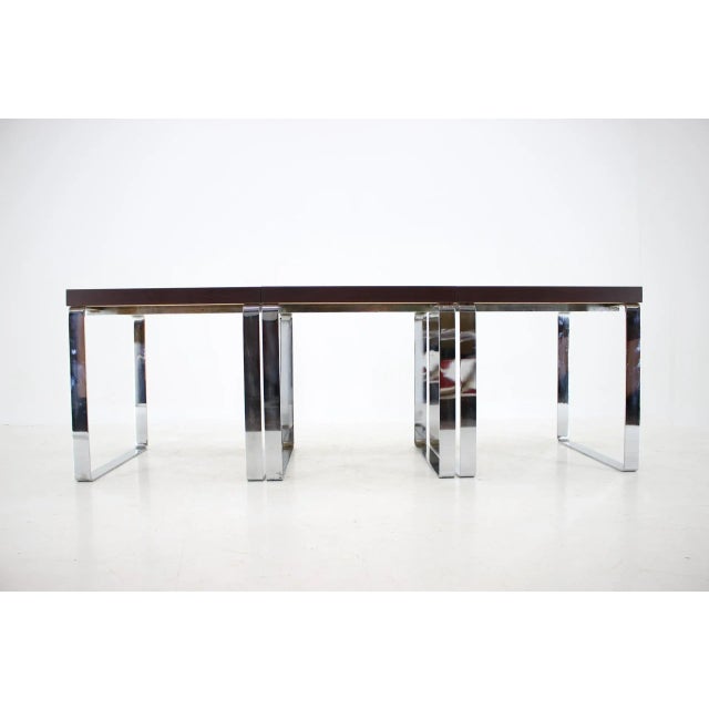 Vintage Rosewood Dining Table by Ladislav Vrátník, 1970s For Sale - Image 4 of 13