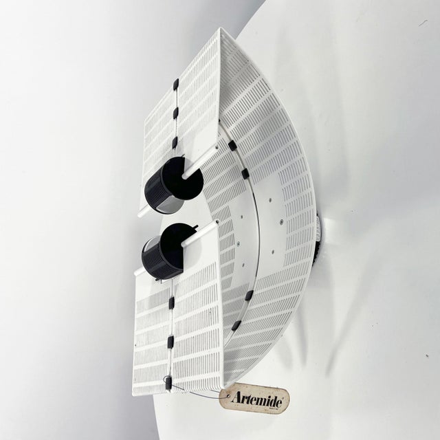 Metal Fidia Wall Lamp by Mario Botta for Artemide, 1980s For Sale - Image 7 of 11