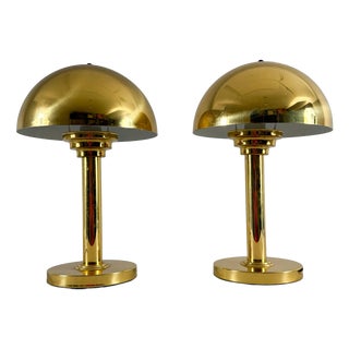Art Deco Style Table Lamps from WSB Germany, 1970s, Set of 2 For Sale