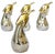 Asprey & Co. Vintage Silver & Gold Eggplant Place Card Holders Twenty Available – Set of 4 For Sale - Image 4 of 10