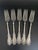 Antique set of five silverplate 7½" dinner forks in the Berkshire pattern by 1847 Rogers Bros / International Silver. Nice...