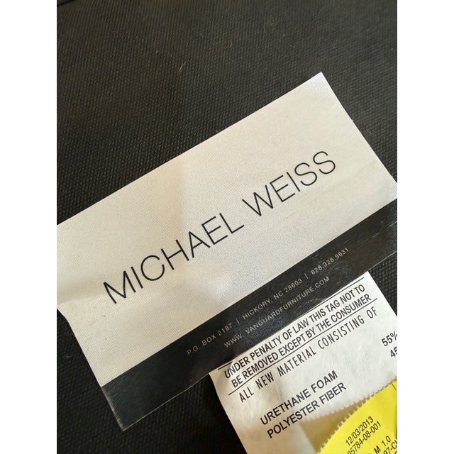 Michael Weiss for Vanguard Furniture Mohair Chairs, Pair For Sale - Image 11 of 12