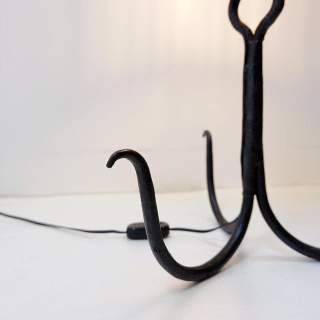 Brutalist Anchor Table Lamp, 1950s For Sale - Image 9 of 15