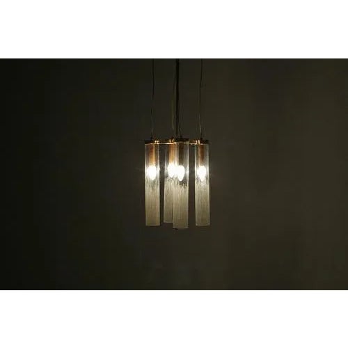 Mid-Century Modern Brass and Glass Suspension Lamp from Arredoluce Monza, Italy, 1960s For Sale - Image 18 of 18