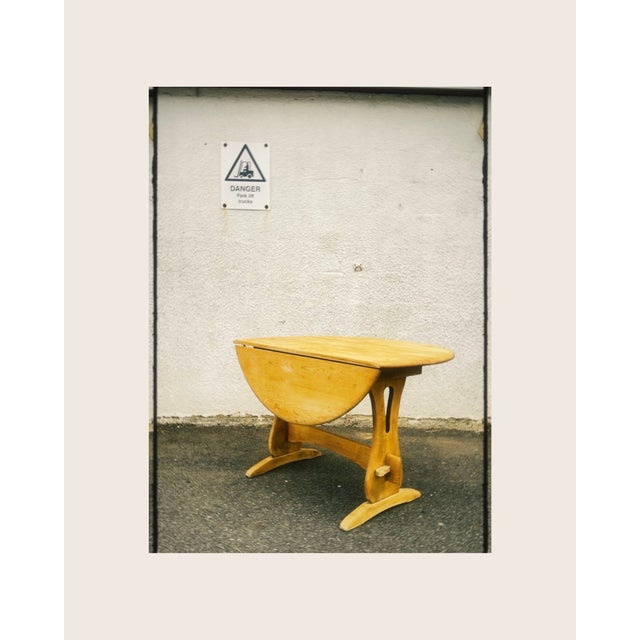 Mid-Century Modern Vintage Drop Leaf Table from Ercol, 1940s For Sale - Image 3 of 4