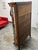 Brown Victorian Quarter-Sawn Tiger Oak Curved Glass Curio, Antique For Sale - Image 8 of 12