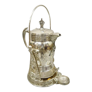 Antique Wilcox Silver Plated Victorian Ornate Tilt Stand Water Lemonade Pitcher