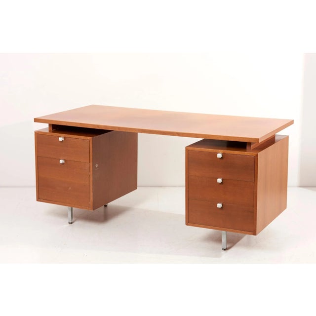 Wood Desk by George Nelson for Herman Miller, 1960s For Sale - Image 7 of 16