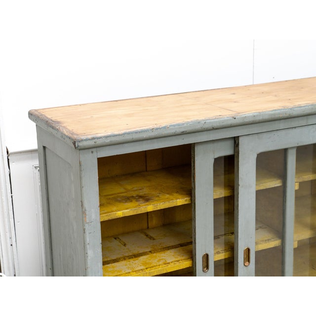 Large Glass-Fronted Sideboard, 1930s For Sale - Image 4 of 13
