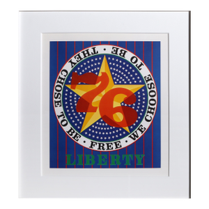 Liberty, 1975 Offset Lithograph by Robert Indiana