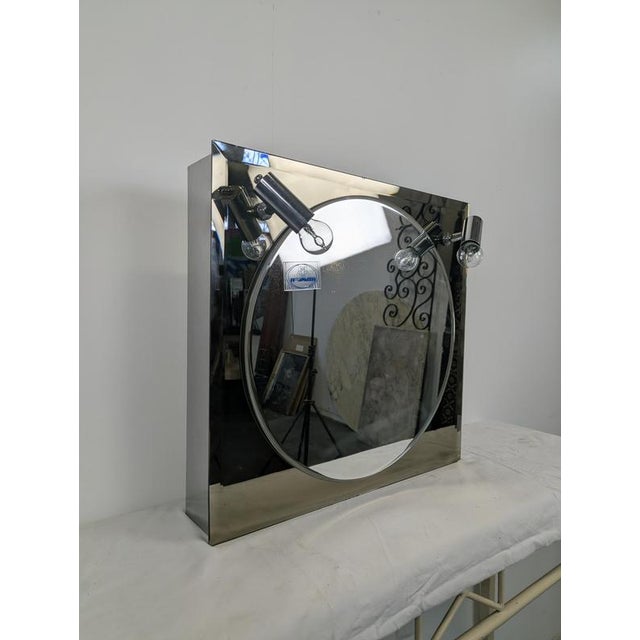 Bathroom Mirror with Storage, 1970s, in Very Good conditions. Designed 1970 to 1979