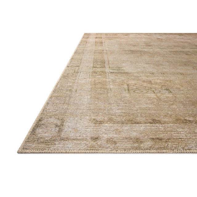 Traditional Amber Lewis x Loloi Cambria Natural / Jade 8'-6" x 11'-6" Area Rug For Sale - Image 3 of 6