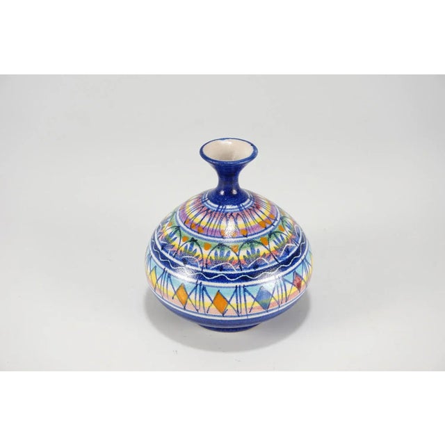 Mid-Century Modern Ceramic Vase by Luigi Damore for Vietri, Italy, 1970s For Sale - Image 3 of 9