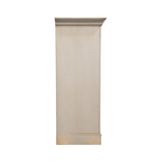 Ethan Allen New Country Collection 46" Media Armoire / Entertainment Cabinet 33-9810 - 610 Cotton Finish For Sale - Image 17 of 18
