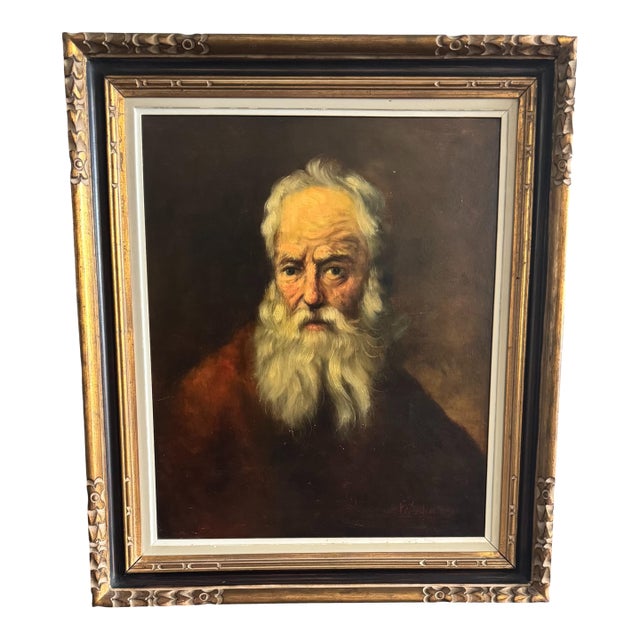 Mid 20th Century Franz Schoorman Oil Painting for W. T. Burger Co. For Sale