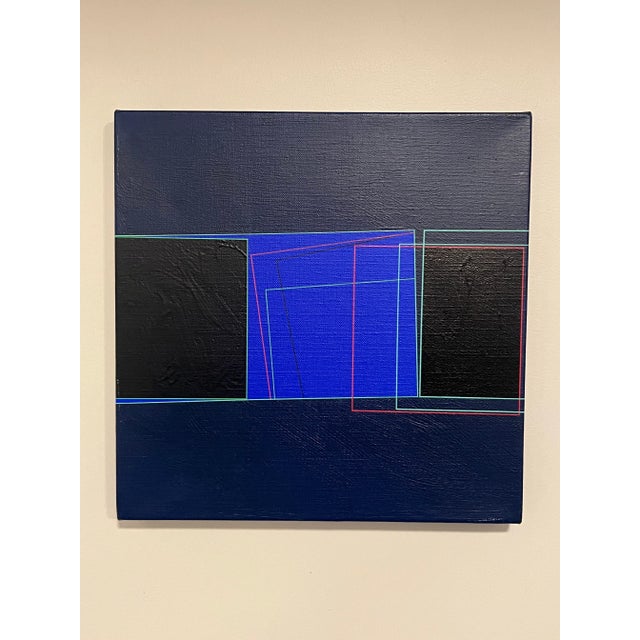 Walter Strack (1936-2021), Modern Abstract Acrylic Painting on Linen, Signed & Dated For Sale - Image 4 of 5