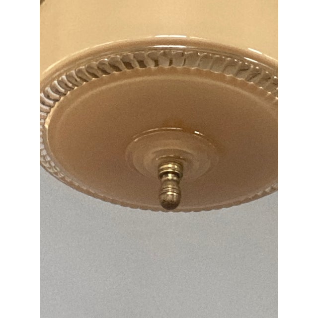Art Deco 1920s or 30s or 40s Flush Mount Fixture Art Deco for a Small Room, Closet, Etc. Super Condition! For Sale - Image 3 of 3