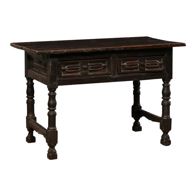 Early 18th Century Italian Carved-Walnut Table For Sale