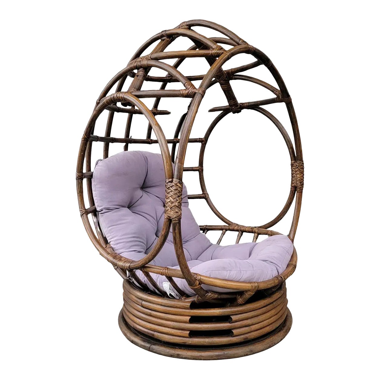 Egg chair bamboo clearance