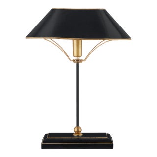 Currey & Company Daphne Black Table Lamp For Sale