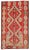 Textile Mid 20th Century Vintage Red Turkish Large Kilim Rug For Sale - Image 7 of 7