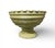 French Vintage-Style Scalloped Celadon Pedestal Bowl – 11" Textured Ceramic Compote For Sale - Image 3 of 9